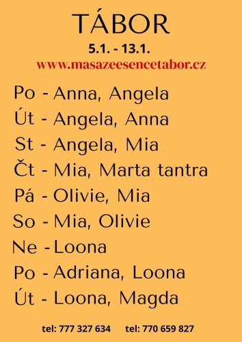pa-so 9.-10.1.Nová Olivie